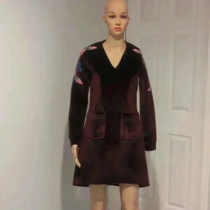 Anne Fontaine velour dress